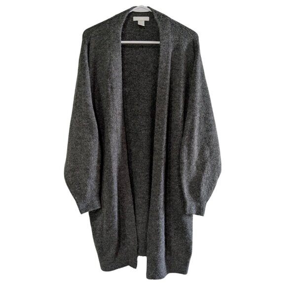 H&M Women's Open Cardigan, Size Small, Gray, Long - Picture 1 of 11